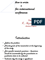 Paper For International Conference: K - Arjun Goud