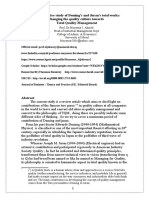 A Note On Quality - The Views of Deming, Juran, and Crosby 1990