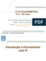 ECONOMETRIA - 2018 - 2 02 Econometria Com R - RStudio PDF