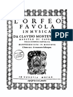 Full Skor Monteverdi Orfeo (Tu Se'Morta) Ms 39-40