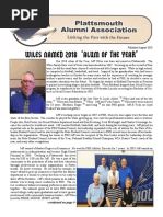 August 2018 Alumni Newsletter