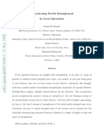 Concentrating Partial Entanglement by Local Operations