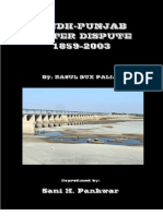 Sindh-Punjab Water Dispute 1859-2003, By: RASUL BUX PALIJO