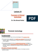 10 - Forensic & Clinical Toxicology