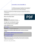 Clone of A Database On The Same Host