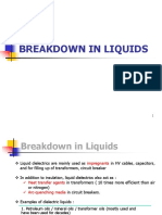 Breakdown in Liquids