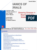 Mechanics of Materials: Shearing Stresses in Beams and Thin-Walled Members