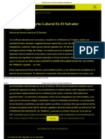 Historia Del Derecho Laboral en El Salvador - Monografías Plus