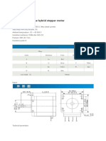 Stepper Motor Spec