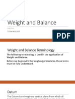 Weight and Balance Terminology 2nd Lesson