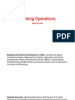 Banking Operations