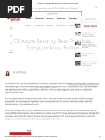 73 Azure Security Best Practices Everyone Must Follow - Skyhigh