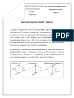 Equivalencia Entre Grados y Radianes