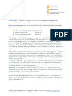 CASP Checklist: Randomised Controlled Trial How To Use This Appraisal Tool