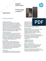 HP Pro 6300 Desktop - Datasheet