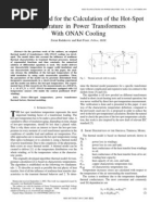 A New Method For The Calculation of The Hot-Spot Temperature in Power Transformers With ONAN Cooling