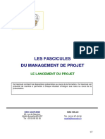 Fascicule Formation Le Lancement Du Projet