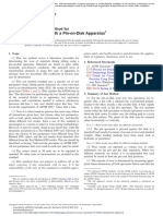 Wear Testing With A Pin-on-Disk Apparatus: Standard Test Method For