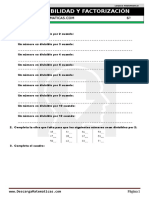 09 Divisibilidad y Factorización Prima Sexto de Primaria