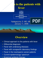 Approach To The Patient With Fever Edited