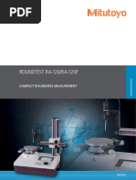 Mitutoyo - Przyrząd Do Pomiaru Kształtów Roundtest RA-120, RA-120P - PRE1411 (2) - 2017 EN