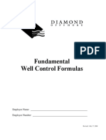 Formulas Well Control