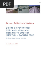 Curso MEPDG CCHANG Bolivia 2014 PDF