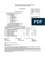 Format of Medical Certificate For Persons With Disabilities (PWD) Name and Address of The Institute/ Hospital