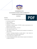 Aula Pratica 1 - Analise de Ivestimentos - Calculo de TIR