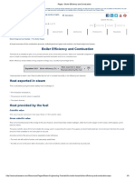 Boiler Efficiency and Combustion