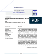 Numerical Simulation and Prototype Testing of Gas Turbine With Hot Spinning Process