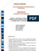 Project Report: Post Graduate Diploma in Environmental Economics