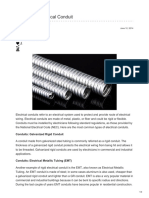 Types of Electrical Conduit