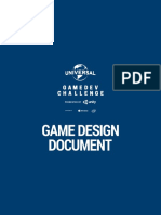 GameDesignDoc Universal Game Dev Challenge