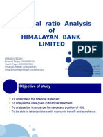 Financial Ratio Analysis of HBL