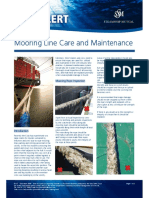 Mooring Line Care Maintenance