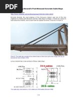 Understanding Morandi's Post-Stressed Concrete Cable Stays