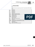 14 AC Brakemotors - Technical Data: 14.1 Key To The Data Tables