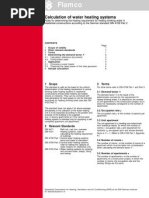 Water Heating Calculation