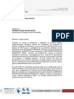 Carta Consejo Facultad de Salud