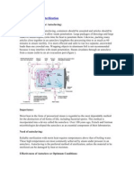 Autoclaving