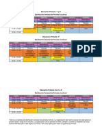 Sugerencia Horarios