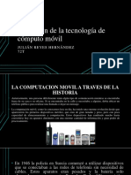 Evolución de La Tecnología de Cómputo Móvil