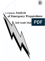 Critical Analysis of Emergency Preparedness NIC