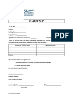 Pm-fm-009 Charge Slip