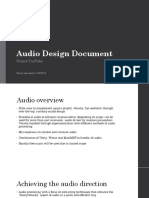 Audio Design Document: Project Youtube