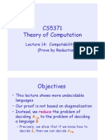 CS5371 Theory of Computation: Lecture 14: Computability V (Prove by Reduction)