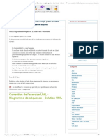 Correction de L'exercice UML - Diagramme de Séquence - Solution UML