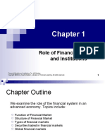 Role of Financial Markets and Institutions