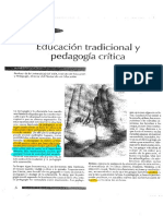 Educacion Tradicional y Pedagogia Critica H QUICENO